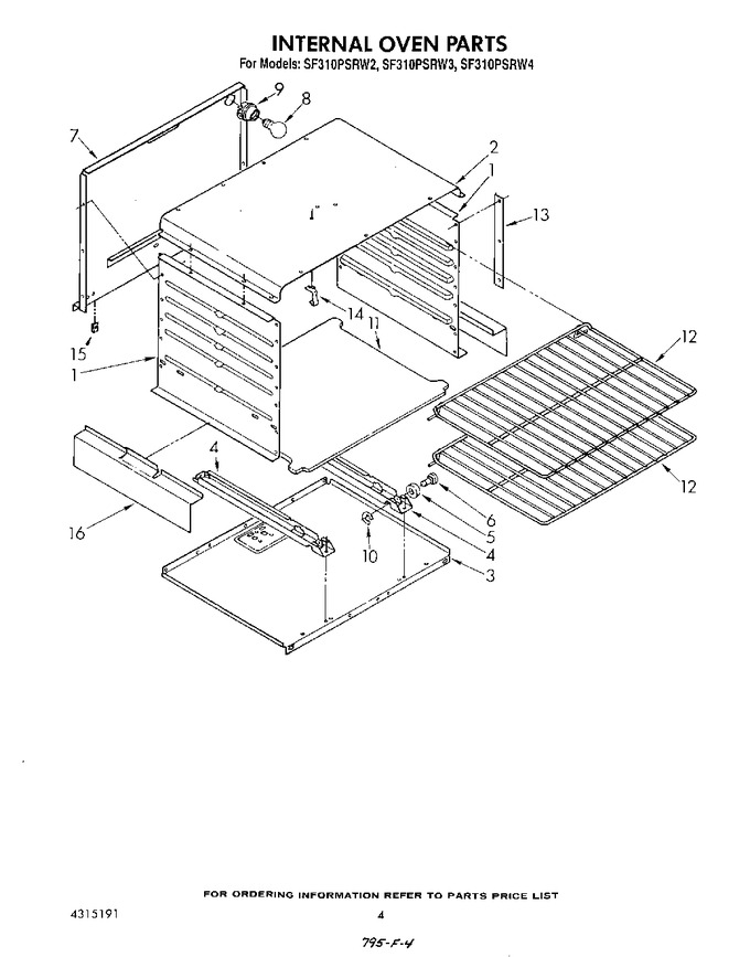 Diagram for SF310PSRW4