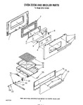 Diagram for 05 - Oven Door And Broiler