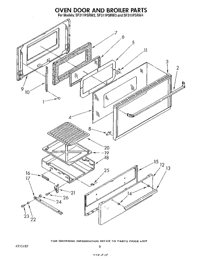 Diagram for SF311PSRW4