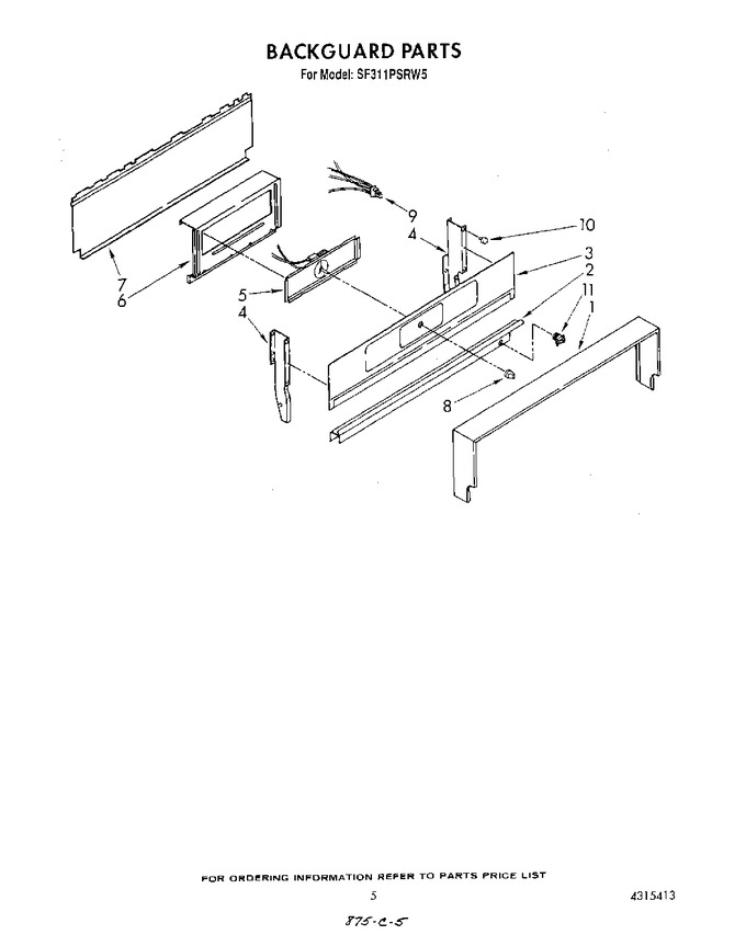 Diagram for SF311PSRW5