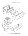 Diagram for 05 - Oven Door And Broiler