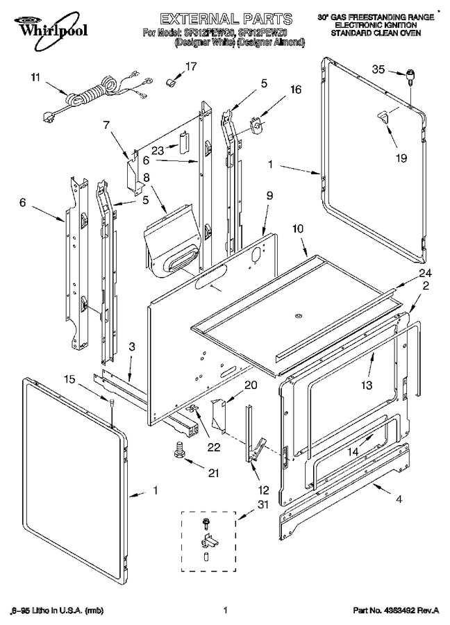 Diagram for SF312PEWQ0