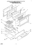 Diagram for 02 - Oven Door And Broiler