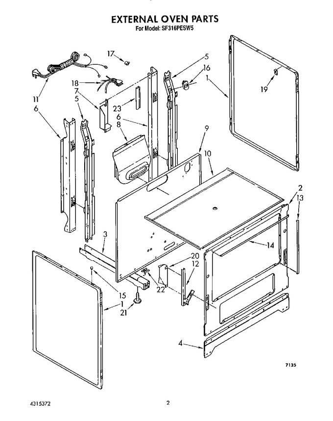 Diagram for SF316PESW5