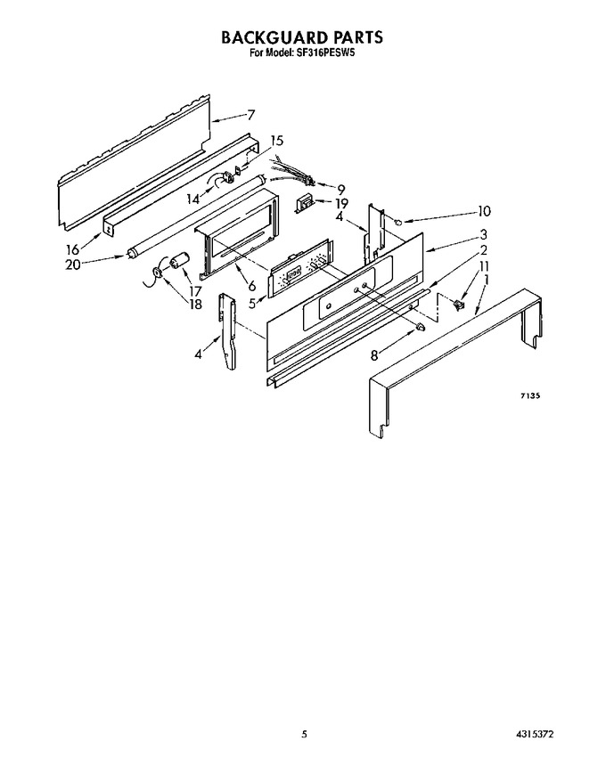 Diagram for SF316PESW5