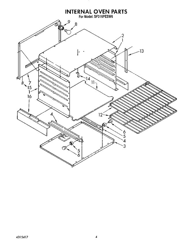 Diagram for SF316PESW6