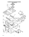 Diagram for 06 - Cooktop And Manifold, Lit/optional