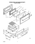 Diagram for 05 - Oven Door And Broiler