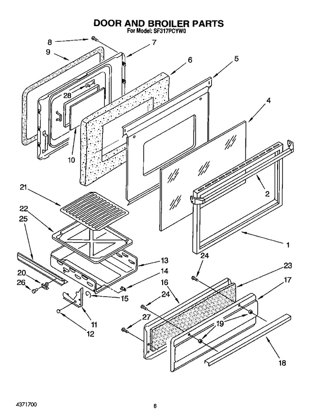 Diagram for SF317PCYW0