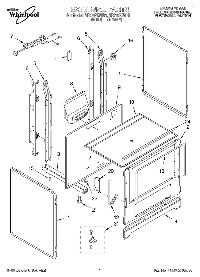 Diagram for SF318PEWN1