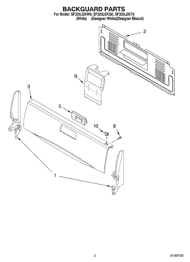 Diagram for SF325LEKT0