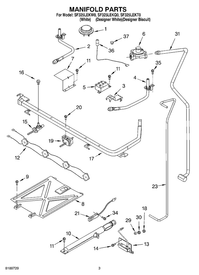 Diagram for SF325LEKW0