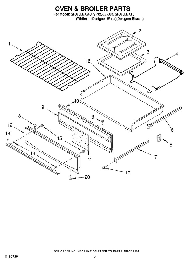 Diagram for SF325LEKT0