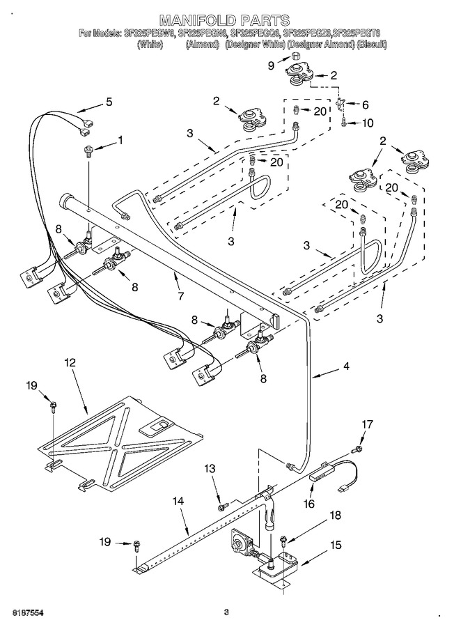 Diagram for SF325PEGW6