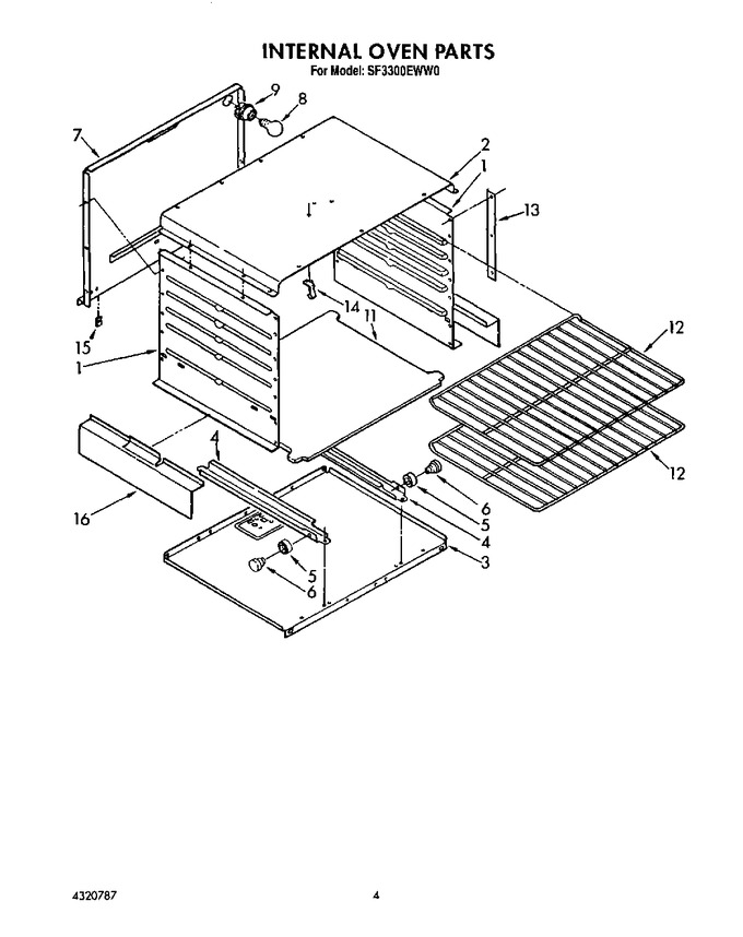 Diagram for SF3300EWW0