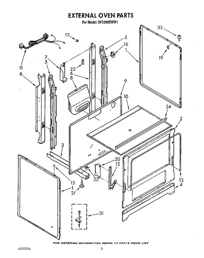 Diagram for SF3300EWW1