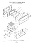 Diagram for 05 - Oven Door And Broiler