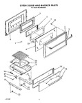 Diagram for 05 - Oven Door And Broiler