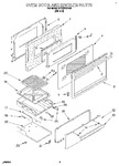 Diagram for 02 - Oven Door And Broiler