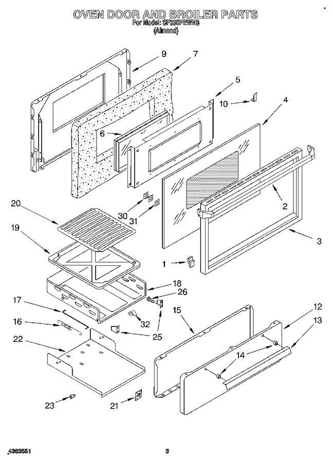 Diagram for SF330PEWN8