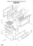 Diagram for 02 - Oven Door And Broiler