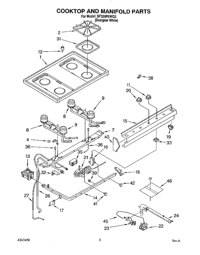 Diagram for SF330PEWQ3