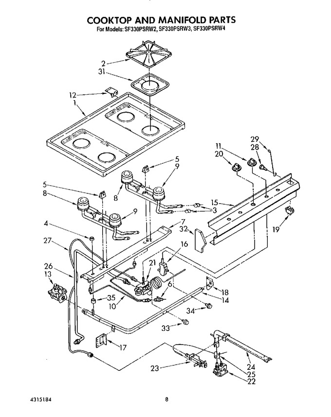 Diagram for SF330PSRW4