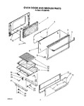 Diagram for 05 - Oven Door And Broiler