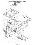 Diagram for 06 - Cooktop And Manifold , Literature And Optional