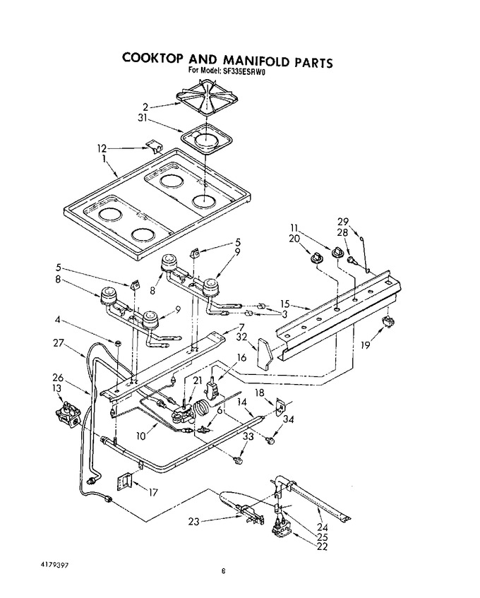 Diagram for SF335ESRW1