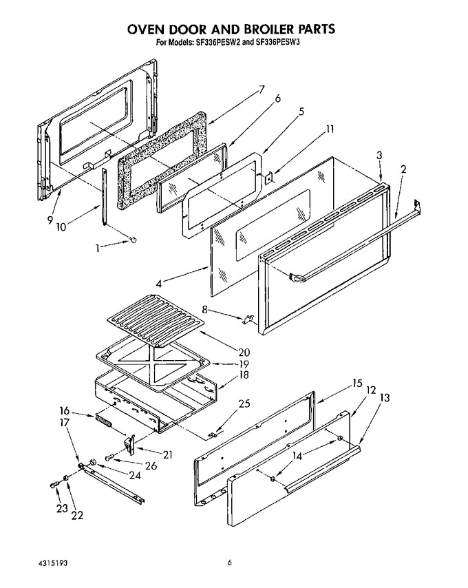 Diagram for SF336PESW3