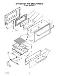 Diagram for 05 - Oven Door And Broiler