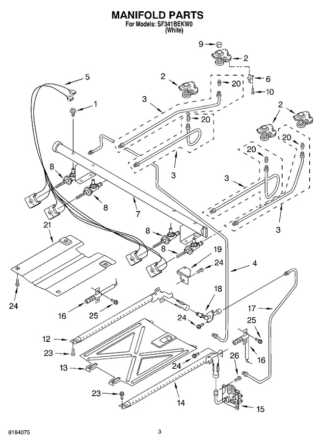 Diagram for SF341BEKW0