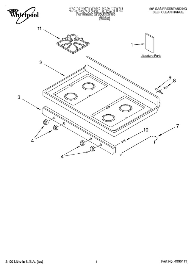 Diagram for SF350BEGW5