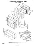 Diagram for 04 - Oven Door And Broiler