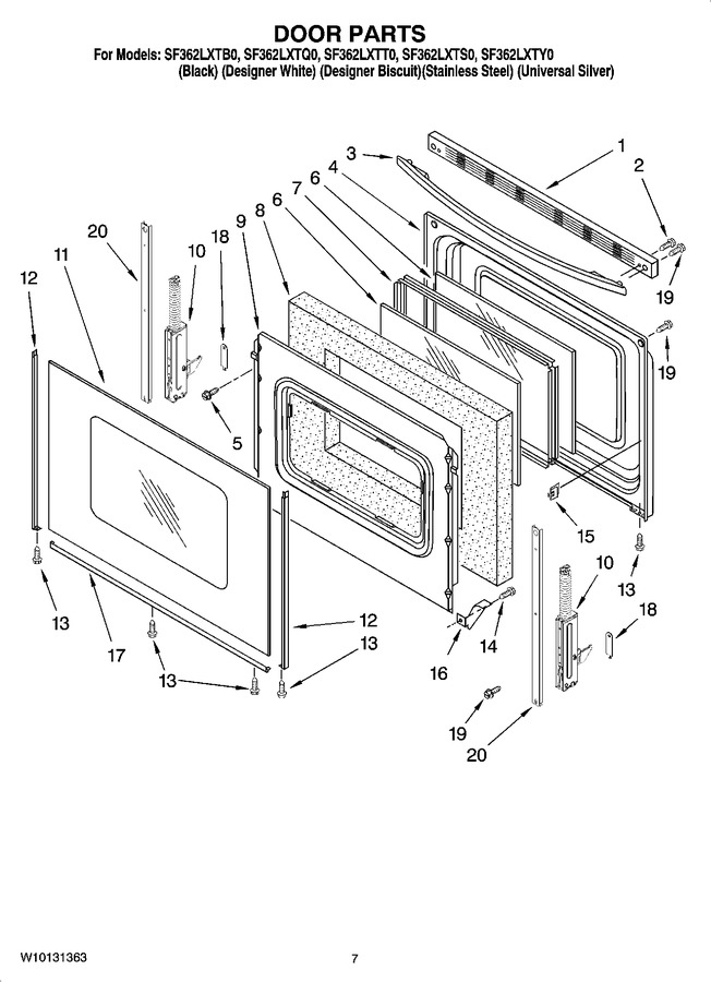 Diagram for SF362LXTS0