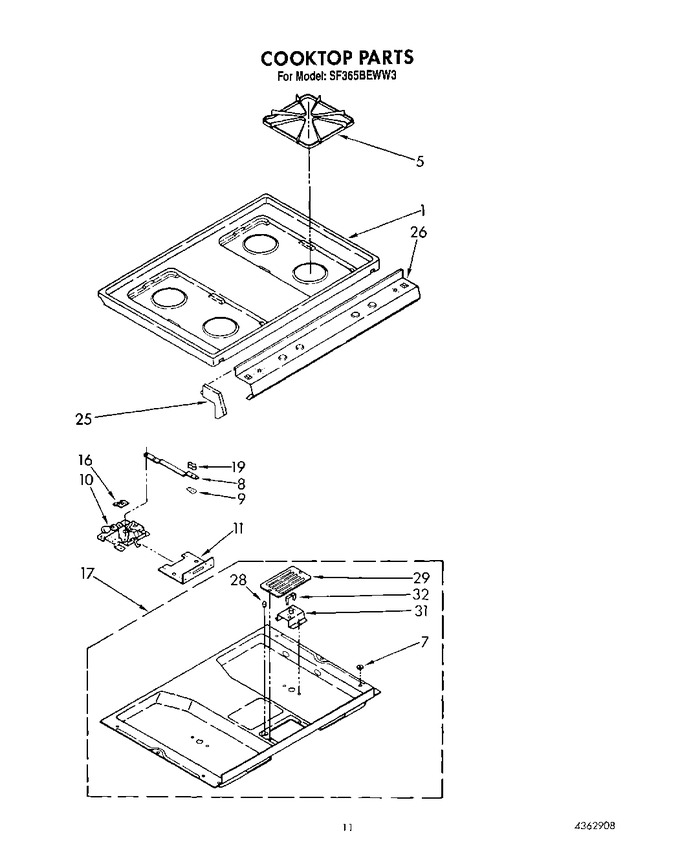 Diagram for SF365BEWN3