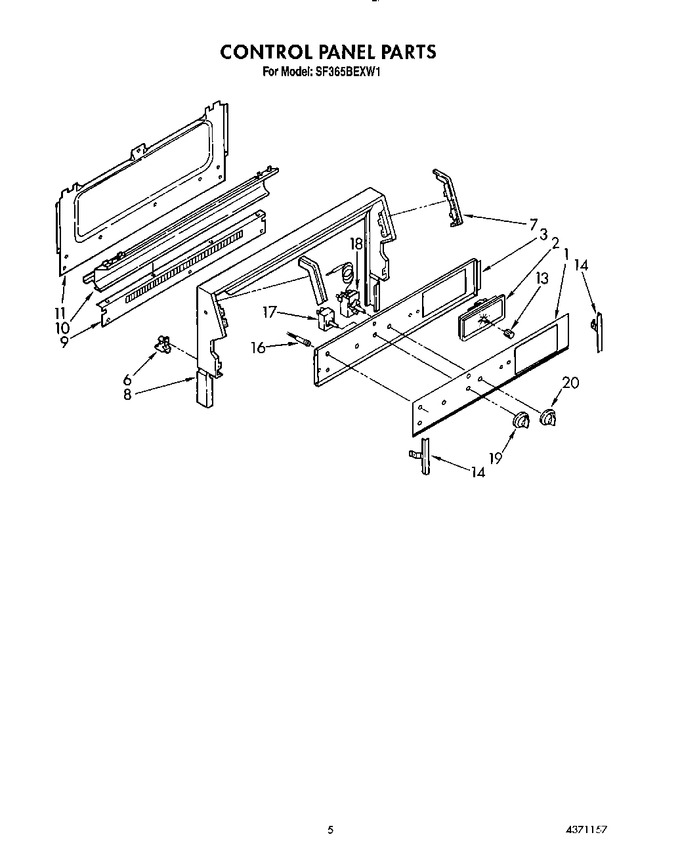 Diagram for SF365BEXW1