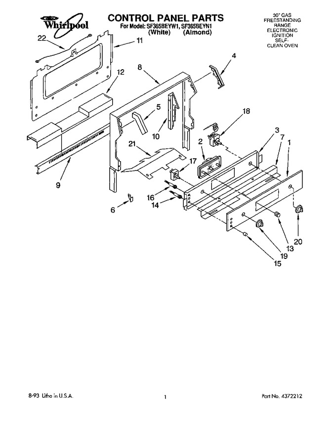 Diagram for SF365BEYN1