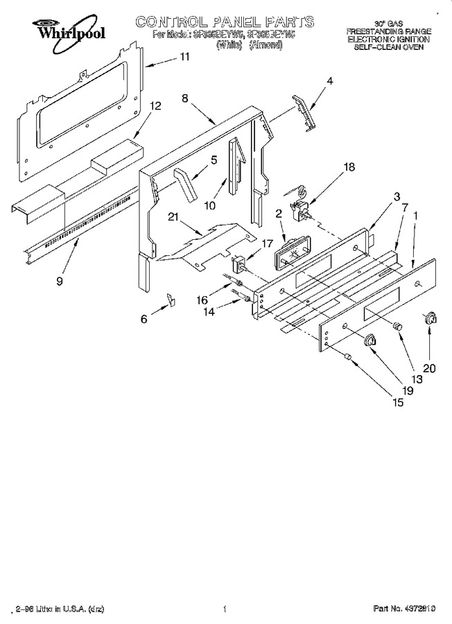 Diagram for SF365BEYN5