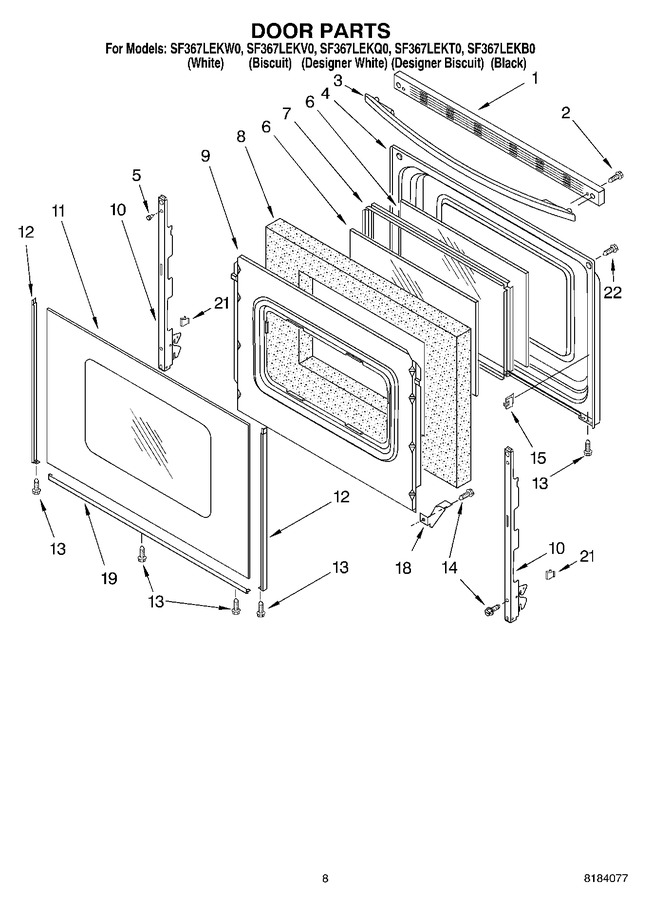 Diagram for SF367LEKQ0