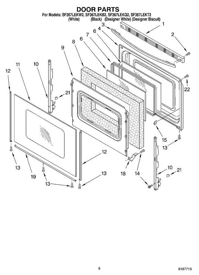 Diagram for SF367LEKQ2