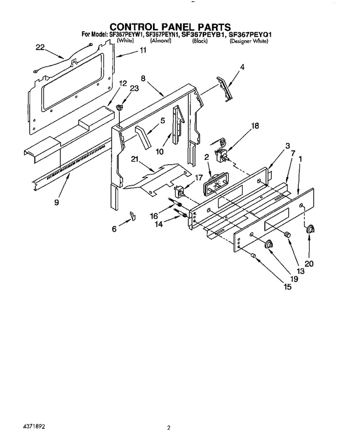 Diagram for SF367PEYW1