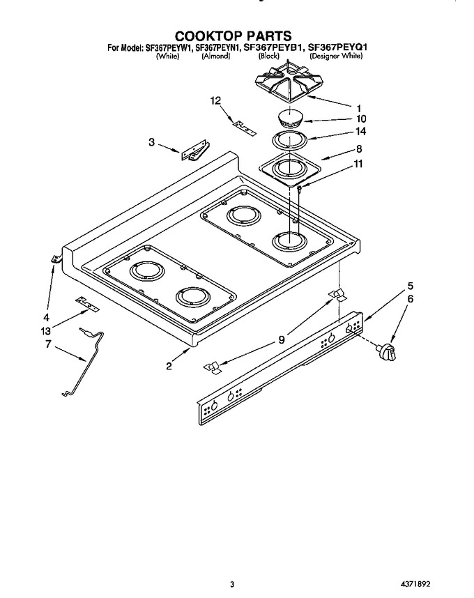 Diagram for SF367PEYN1