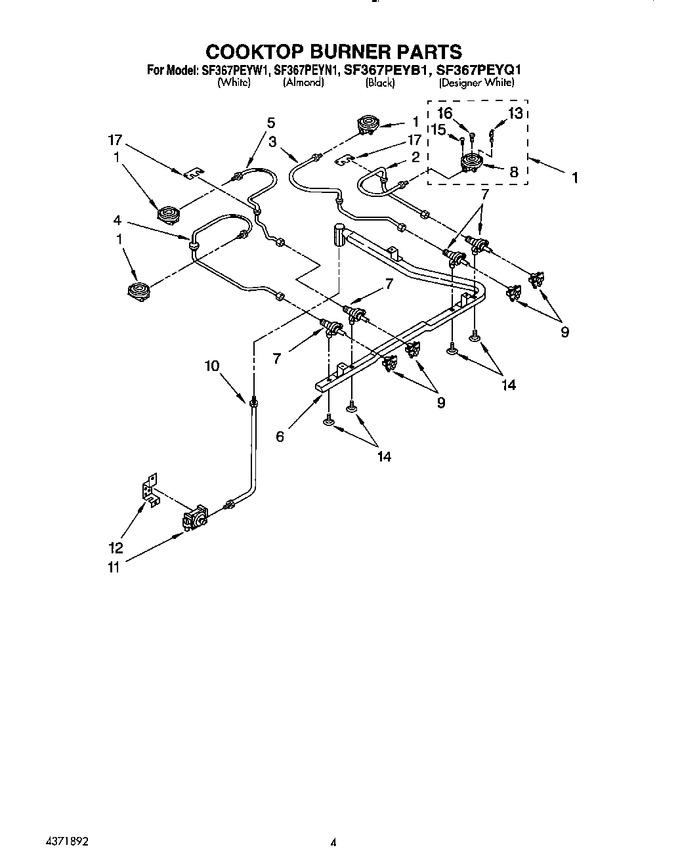 Diagram for SF367PEYW1