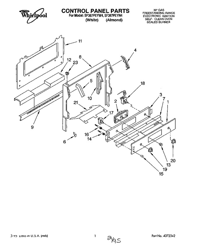 Diagram for SF367PEYN4