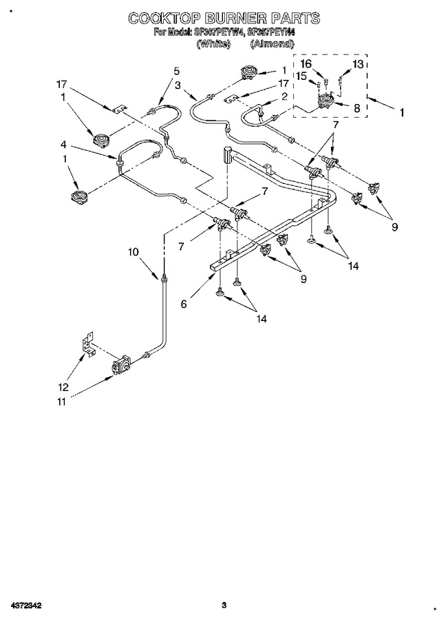 Diagram for SF367PEYW4