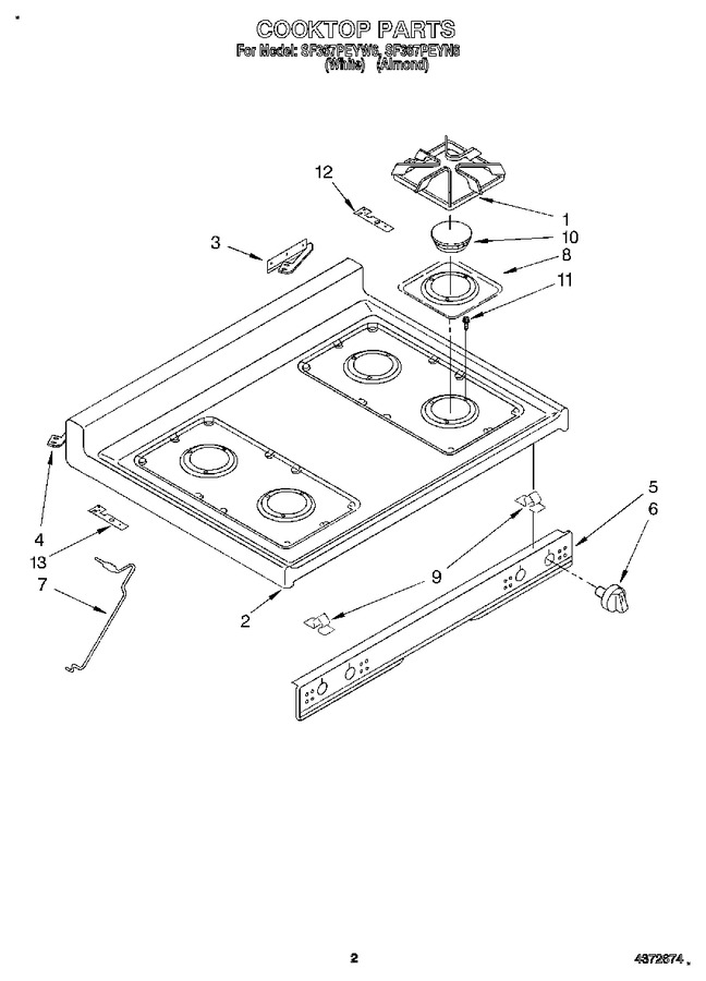 Diagram for SF367PEYW6