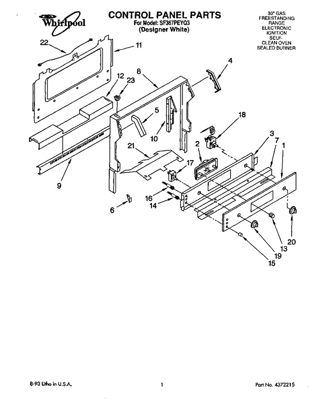 Diagram for SF367PEYQ3