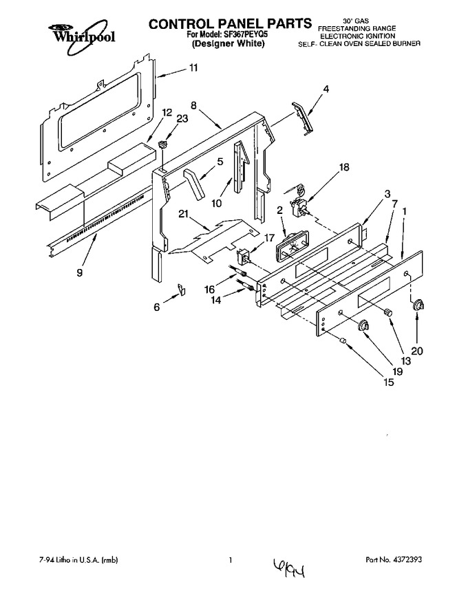 Diagram for SF367PEYQ5